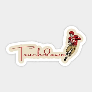 Touchdown 49ers! Sticker